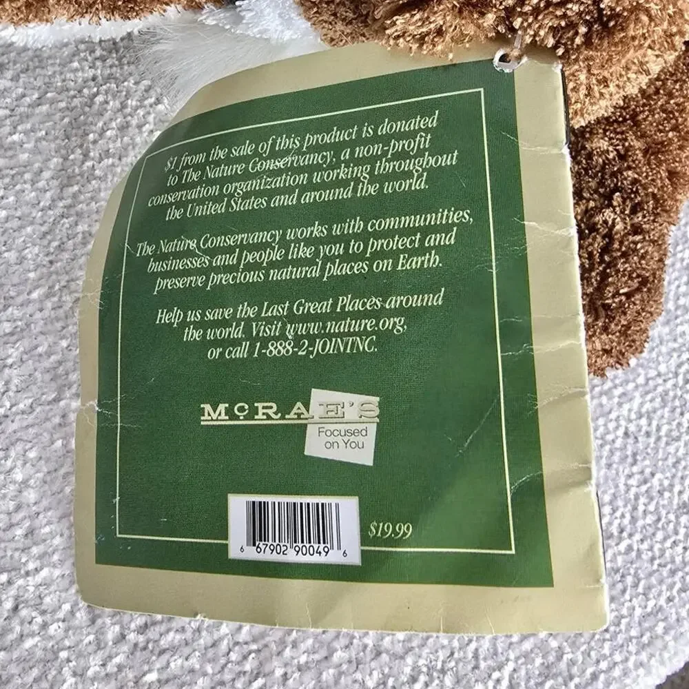 Vintage McRae’s Felix Fox Plush Nature Conservancy Presentation Partners 22